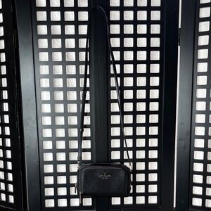 🖤 Kate Spade Staci Mini Crossbody Black Saffiano Leather Bag Zip Purse 🖤